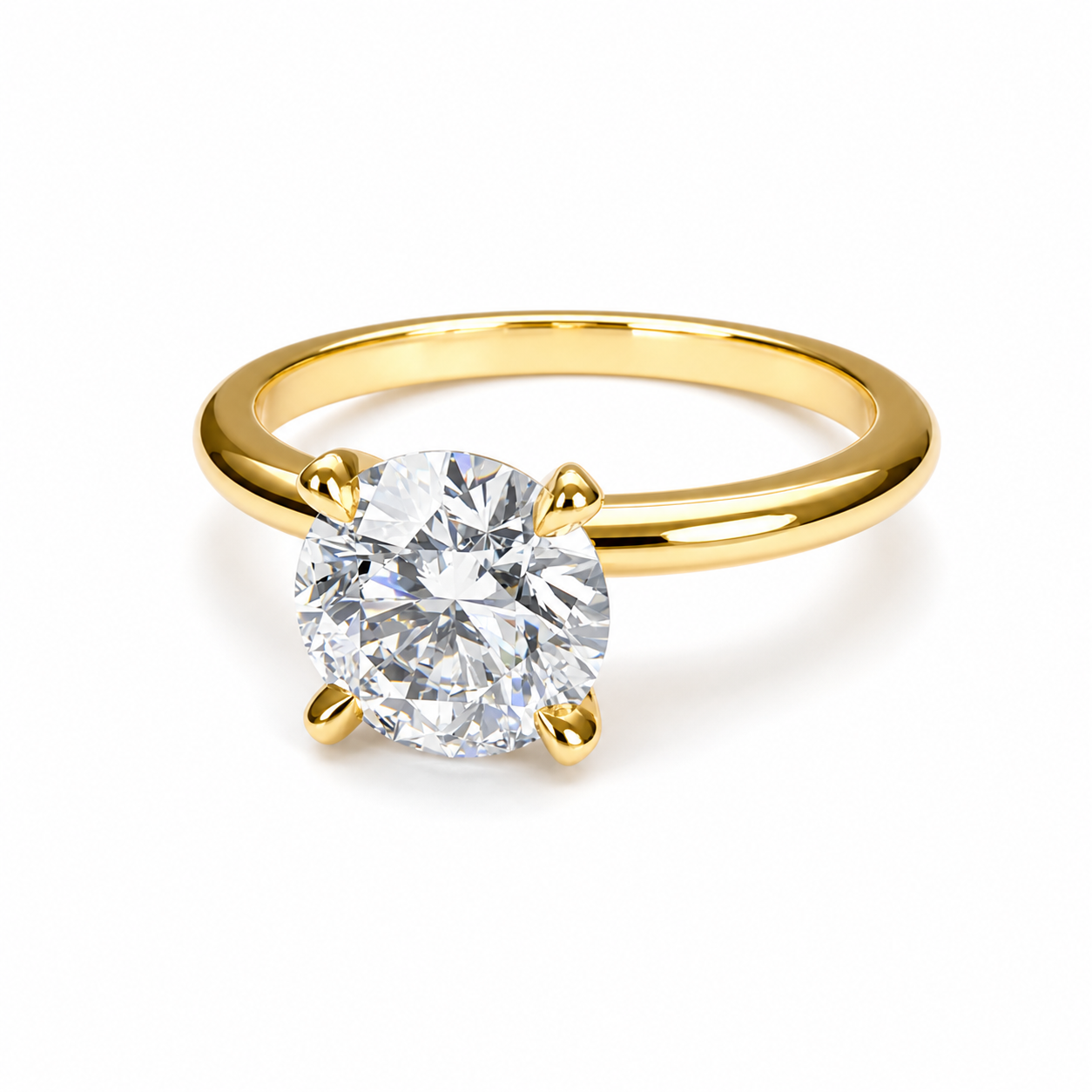 Anillo de compromiso Redondo II · Solitario